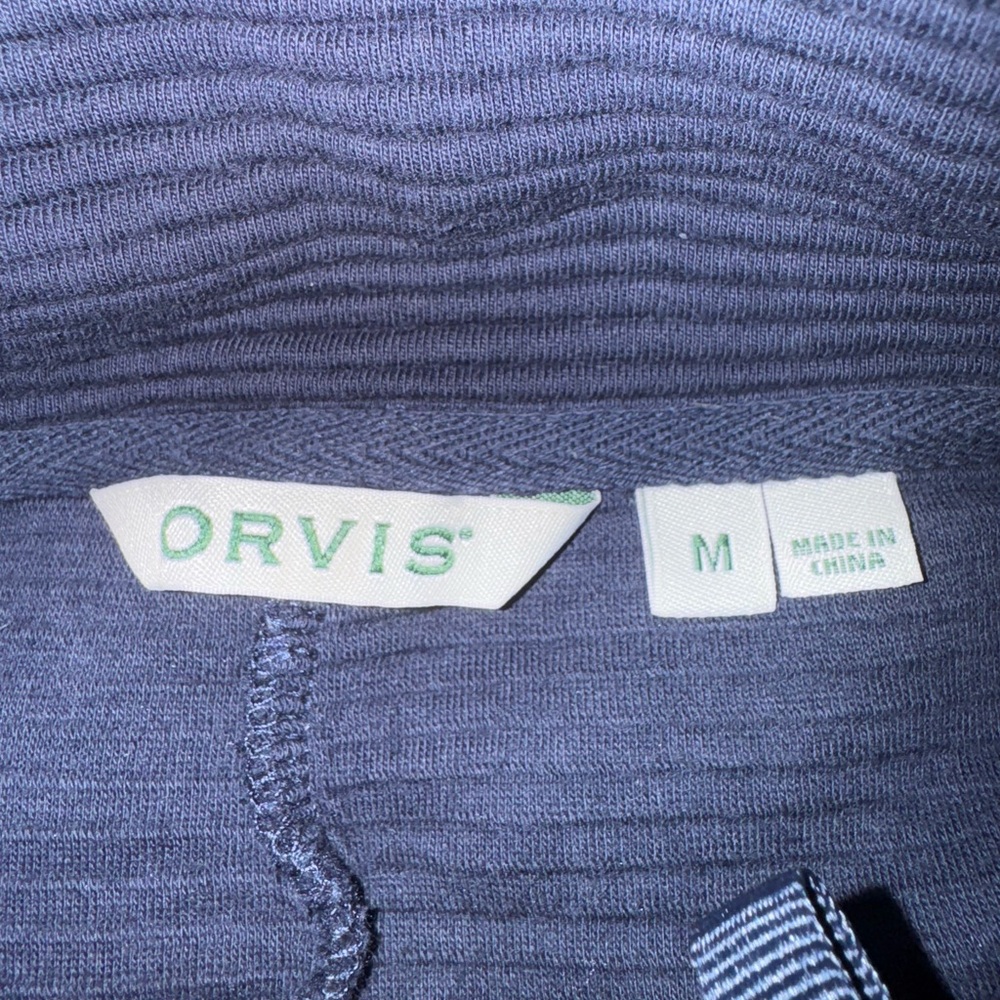 Orvis navy blue half zip - activewear - size M
